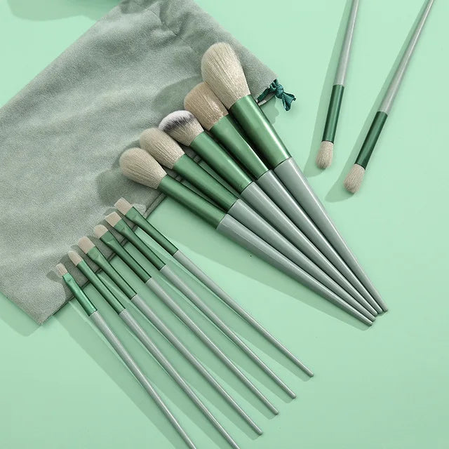 13-Piece Professional Makeup Brush Set