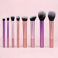8Pcs Gradient Makeup Brush Set, Soft Synthetic Brushes for Foundation, Blush & Eyeshadow