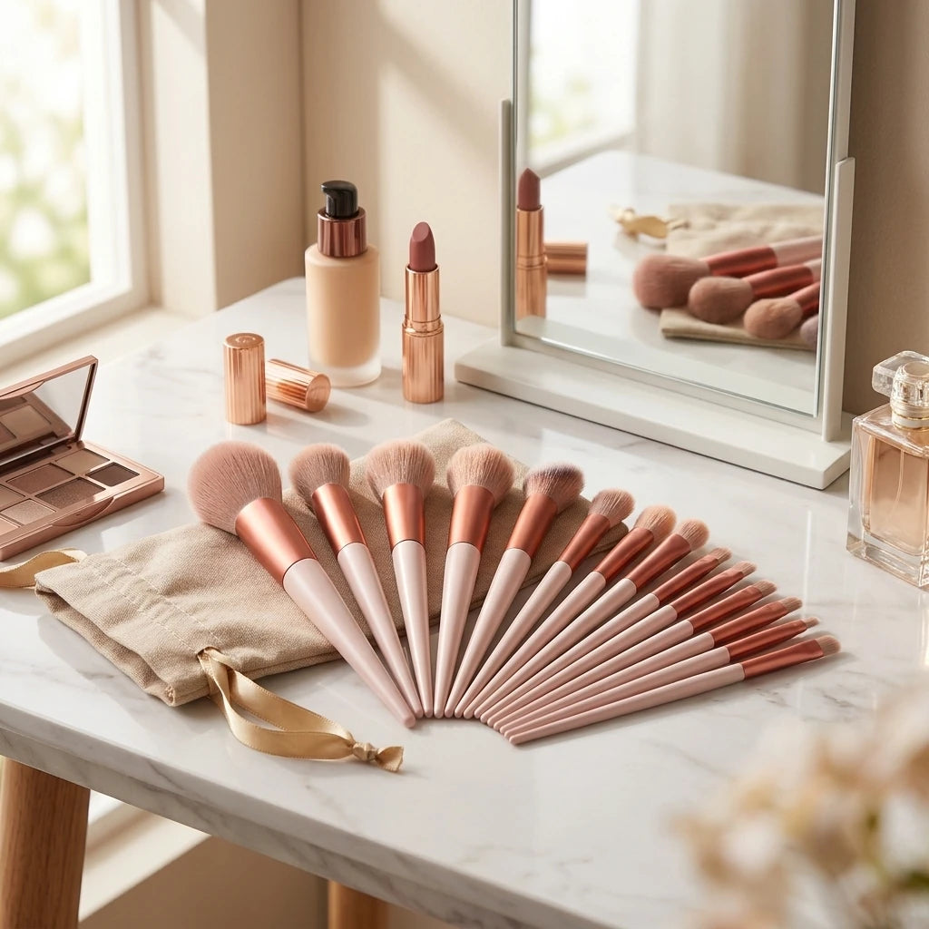 13-Piece Professional Makeup Brush Set